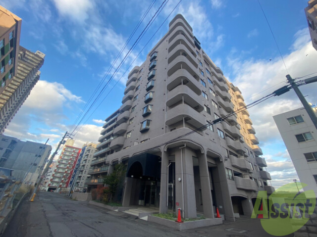 建物外観　札幌市中央区南１３条西「メゾンドブーケパーク」
