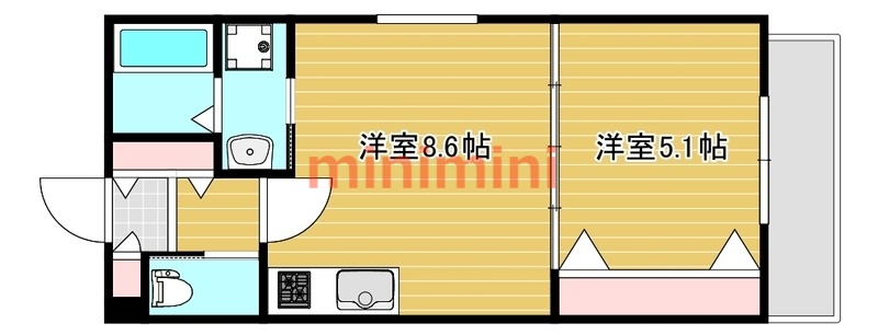 大阪モノレール彩都線 豊川駅 徒歩6分 3階建 新築の間取り写真