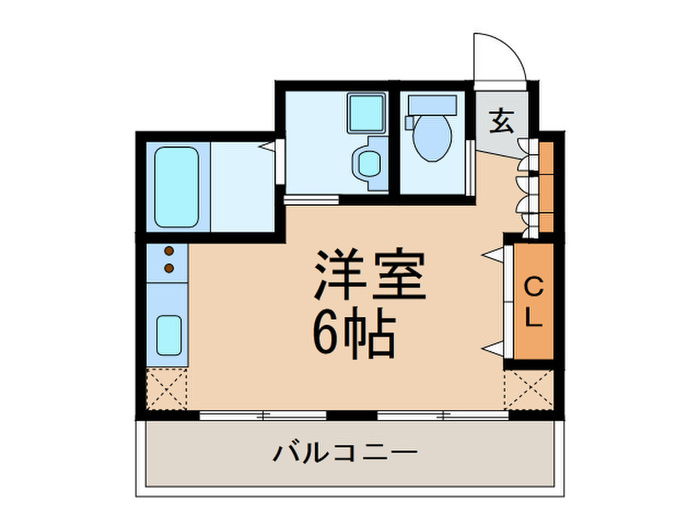 ハピネス三宿の間取り写真
