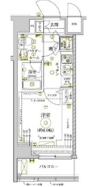 レアライズ新丸子の間取り写真
