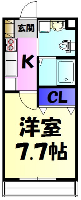 ラフィーネ稲毛の間取り写真