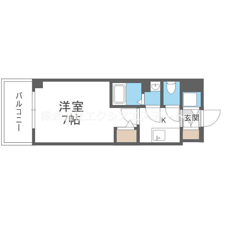 エスリード大阪クレストコートの間取り写真