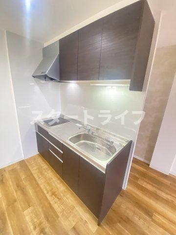 阪急千里線 下新庄駅 徒歩4分 4階建 築41年のキッチン写真
