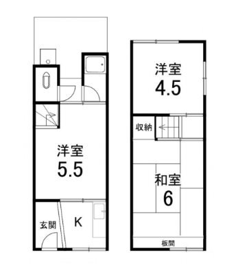 森本町下森本40-74貸家の間取り写真