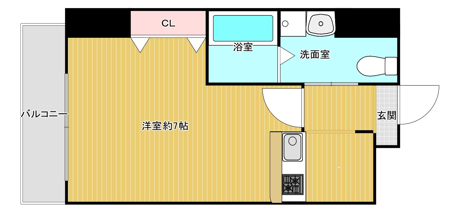 ＪＲ鹿児島本線 南福岡駅 徒歩5分 11階建 築20年の間取り写真