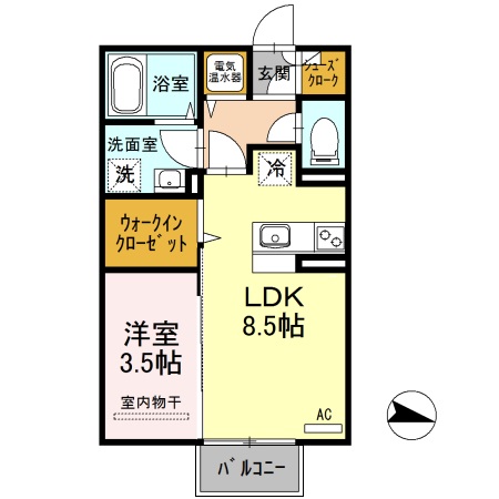 グランファミーユＢの間取り