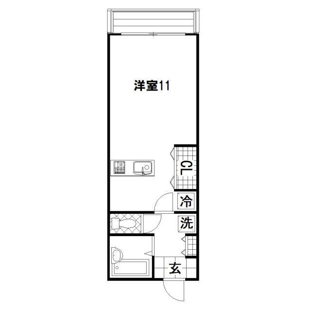 ライズ健軍の間取り