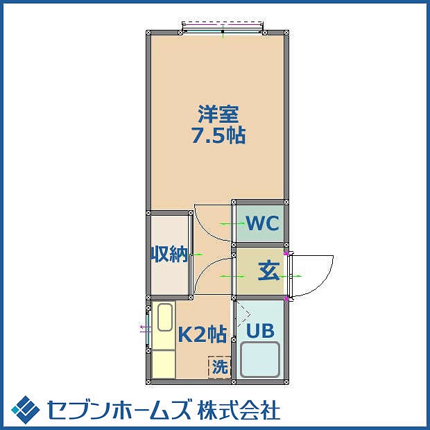 ラーラ元町一号館の間取り