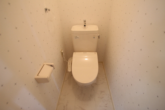 【岡山市北区平野のアパートのトイレ】