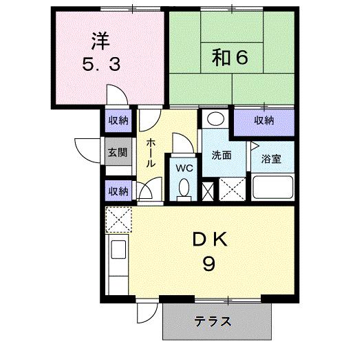 ニューエルディム土居の間取り