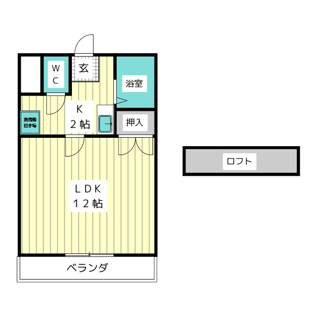 グロリア藤見が丘の間取り