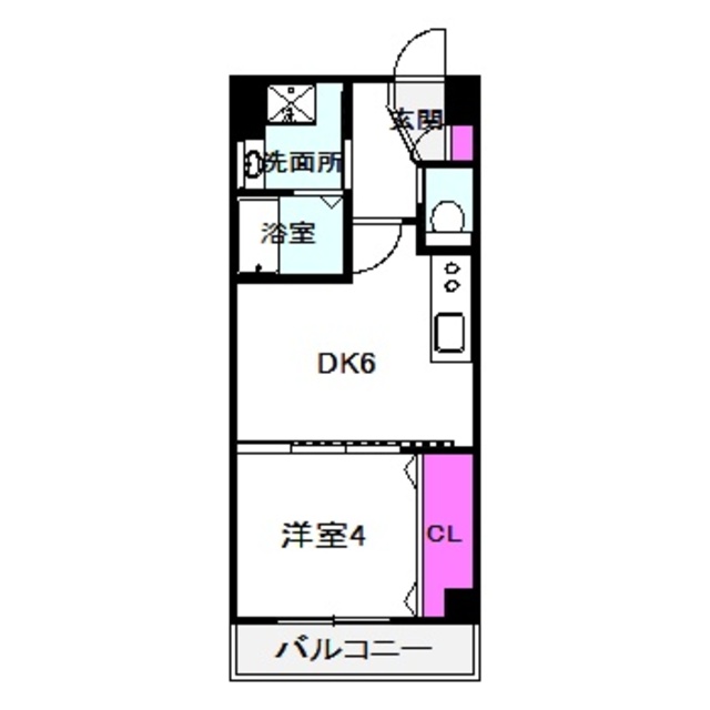 【テラ山之内IIの間取り】