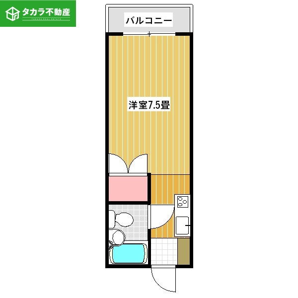 サニーパレス大道の間取り