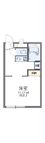 レオパレス中今の間取り