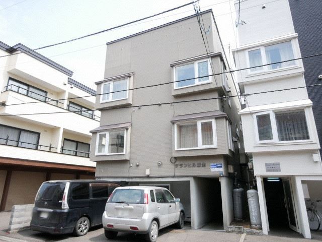 札幌市北区麻生町のアパートの建物外観