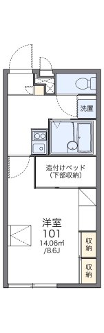 レオパレスHYTIIIの間取り