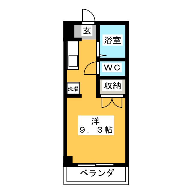 サテライト三共の間取り