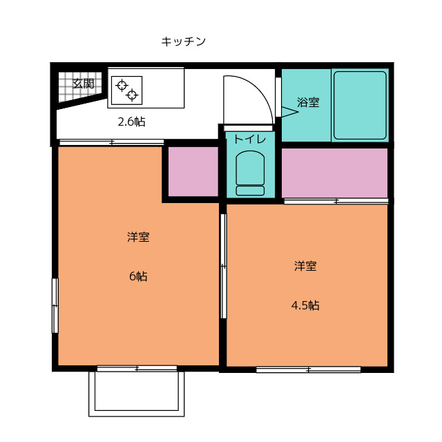 マルモハイツの間取り