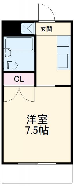 ＡＫＥＢＯＨＮＯ　Ｂ棟の間取り