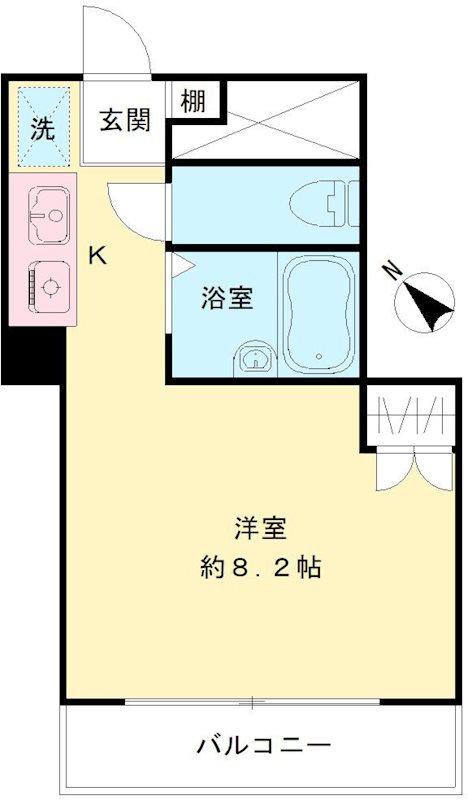 プレミール高幡の間取り