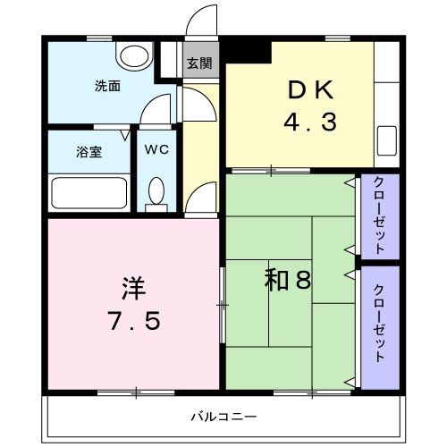 カーサ・ハマの間取り