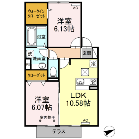 グランフルールの間取り