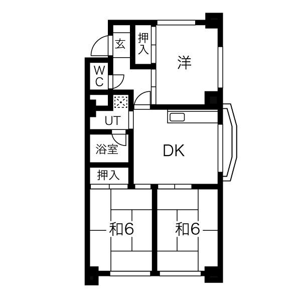 メゾンド徳川苑の間取り