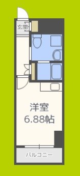 ルネ日本橋アネーロの間取り