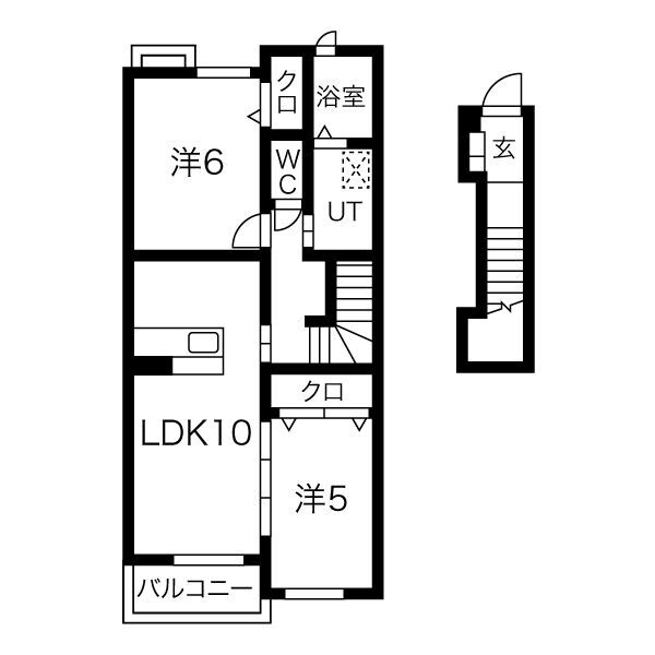 West Hillの間取り