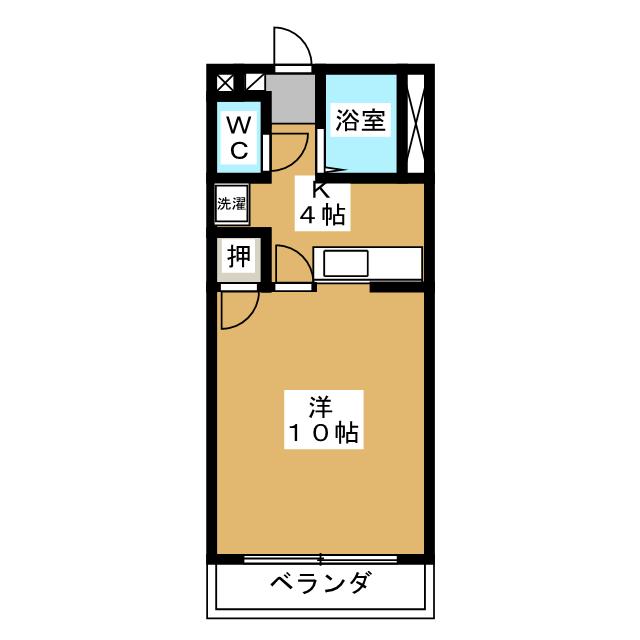 コーポラスりるの間取り