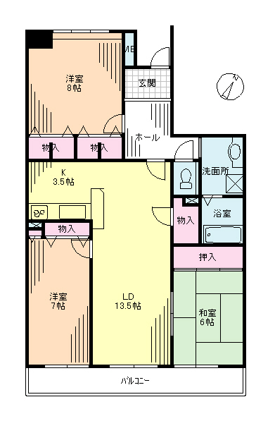 プロムナード桜台4番街の間取り