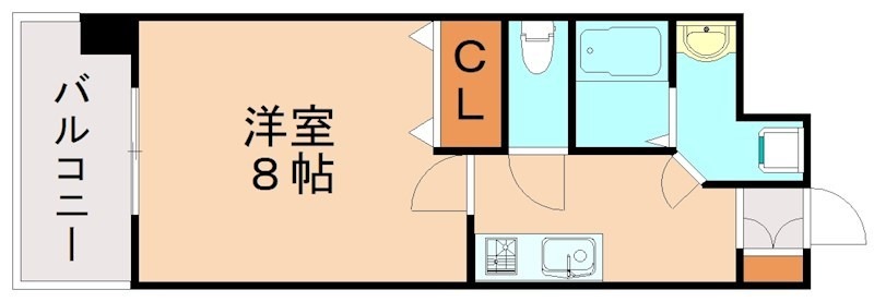 北九州市八幡西区北鷹見町のマンションの間取り