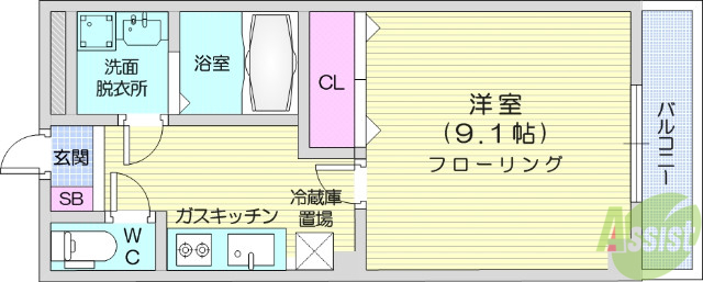 セレッソの間取り