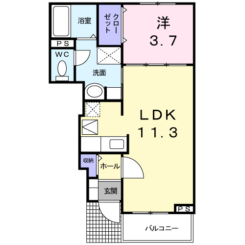 ノイブリーゼの間取り