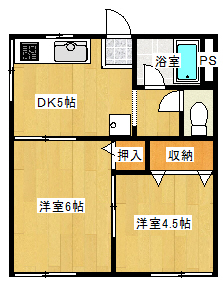 鈴木ハイツの間取り