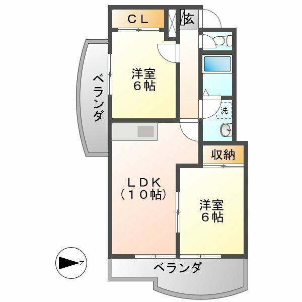 Ｂ・ＩＮＳＩＤＥIIの間取り