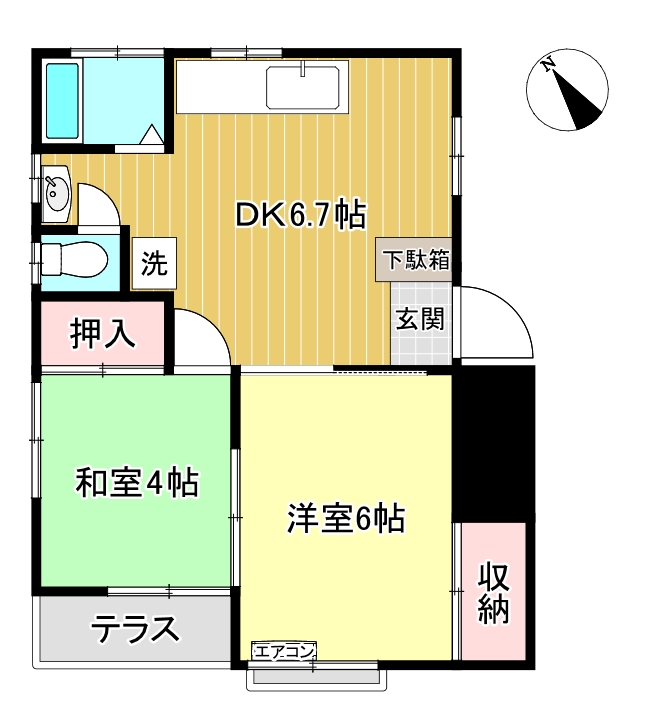 第一富士ハイムAの間取り