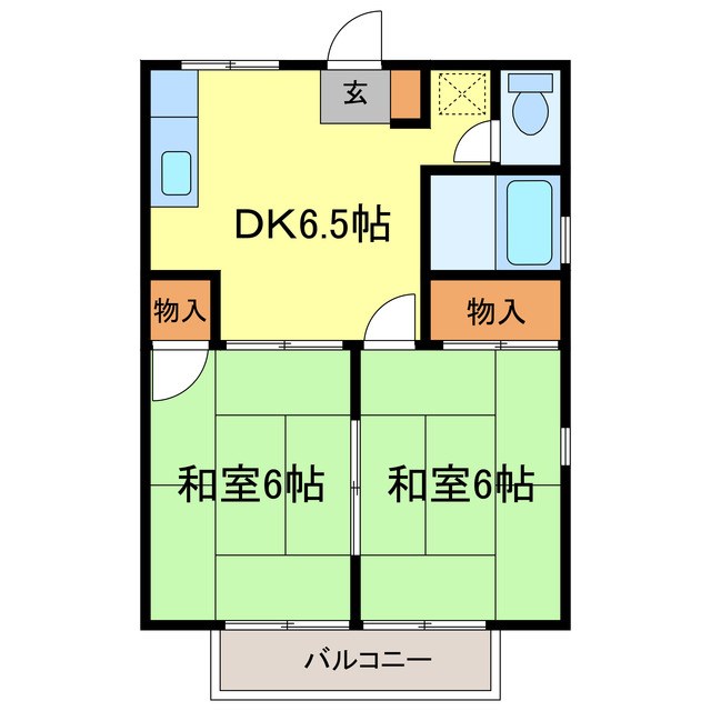 レイクサイド白樺の間取り