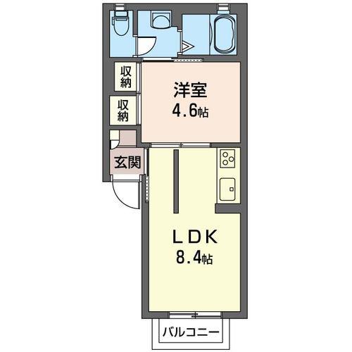 アークコート（市場町）の間取り