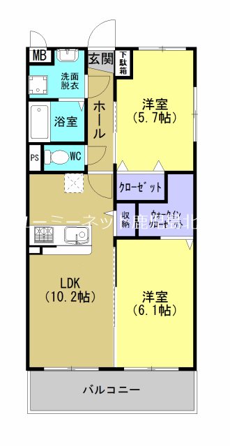 コモード Iの間取り