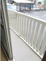 バルコニー　バルコニー付きです