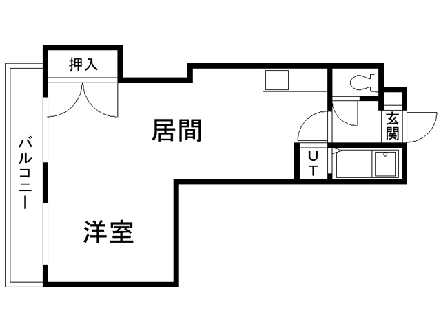 札幌市東区北三十条東のマンションの間取り