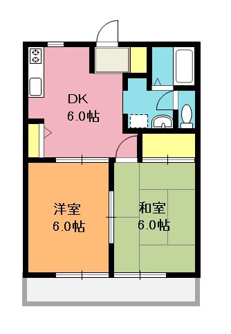 ルミエール　A棟の間取り