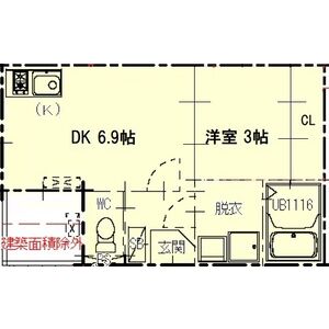 【ハーモニーテラス下飯田町IIの間取り】