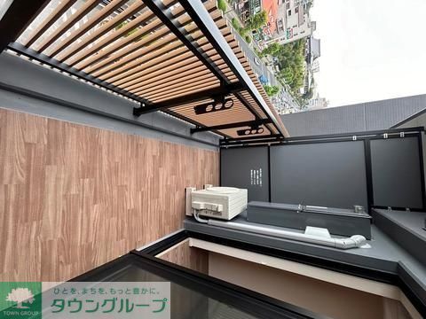 【板橋区志村のマンションのバルコニー】