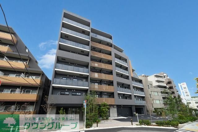 【板橋区志村のマンションの建物外観】