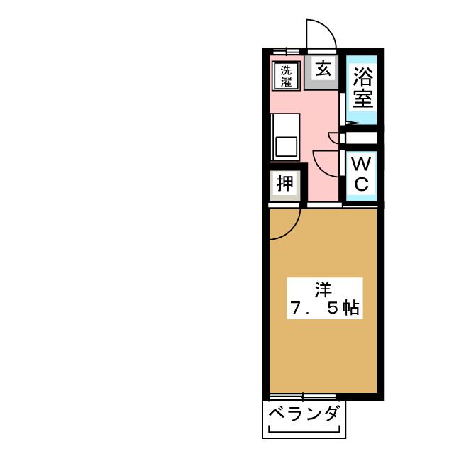 キャンパスシティIの間取り