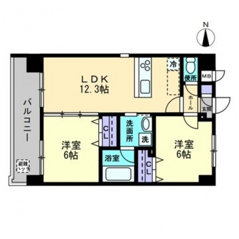 Ａｒｃ　Ｓｔａｇｅ柳町の間取り