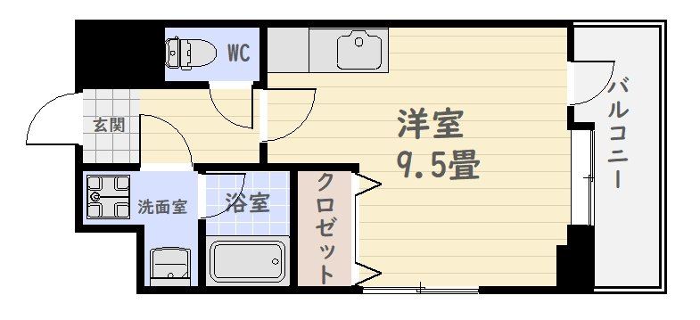 エミール上本町の間取り