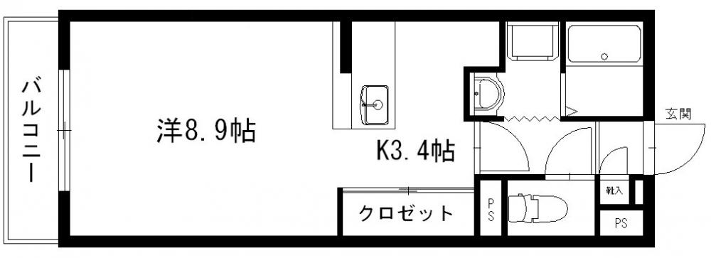 【グランストーク初生の間取り】